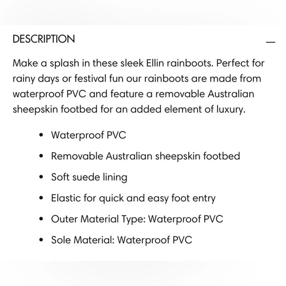 * NWOT* EMU Australia 🇦🇺 | Ellin Rainboot - Picture 3 of 11